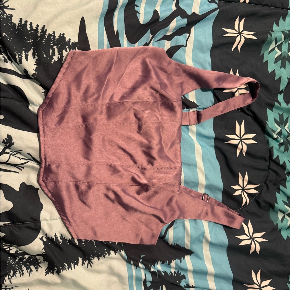 Pink Sleeveless Crop Top